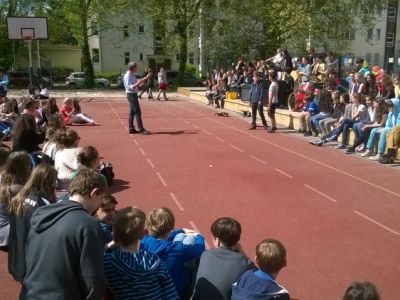 Einweihung der Sitztribüne