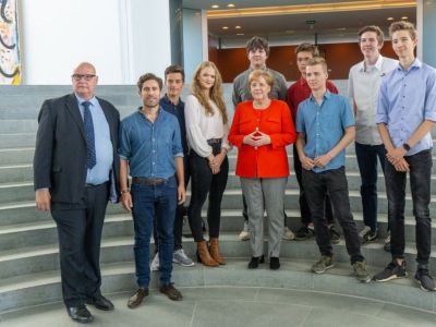 Ehrung durch Angela Merkel