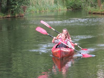 Paddeln bei den Sorben