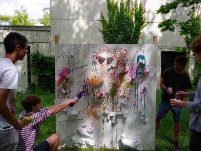 Schießbilder - durch Zerstörung ein Kunstwerk erschaffen