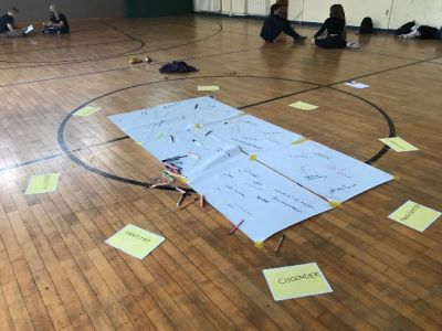 Workshop im Zuge der Ausstellung "Masculinities“ im Martin-Gropius Bau