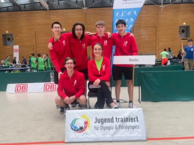 Tischtennis-Team im Bundesfinale
